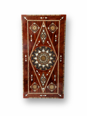 Rose geometric backgammon board