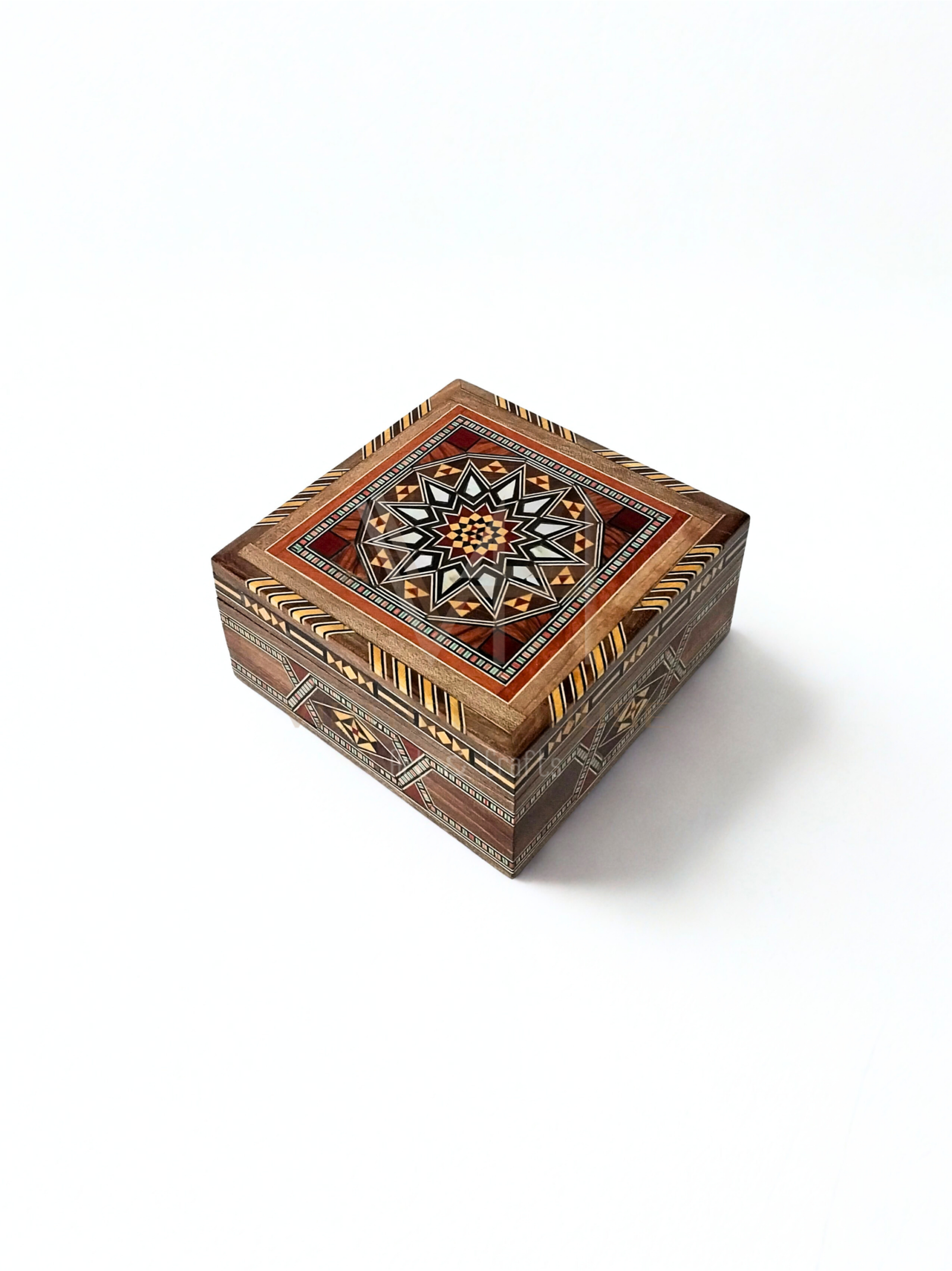 Beechwood Box with Luxury Mother-of-Pearl Inlay