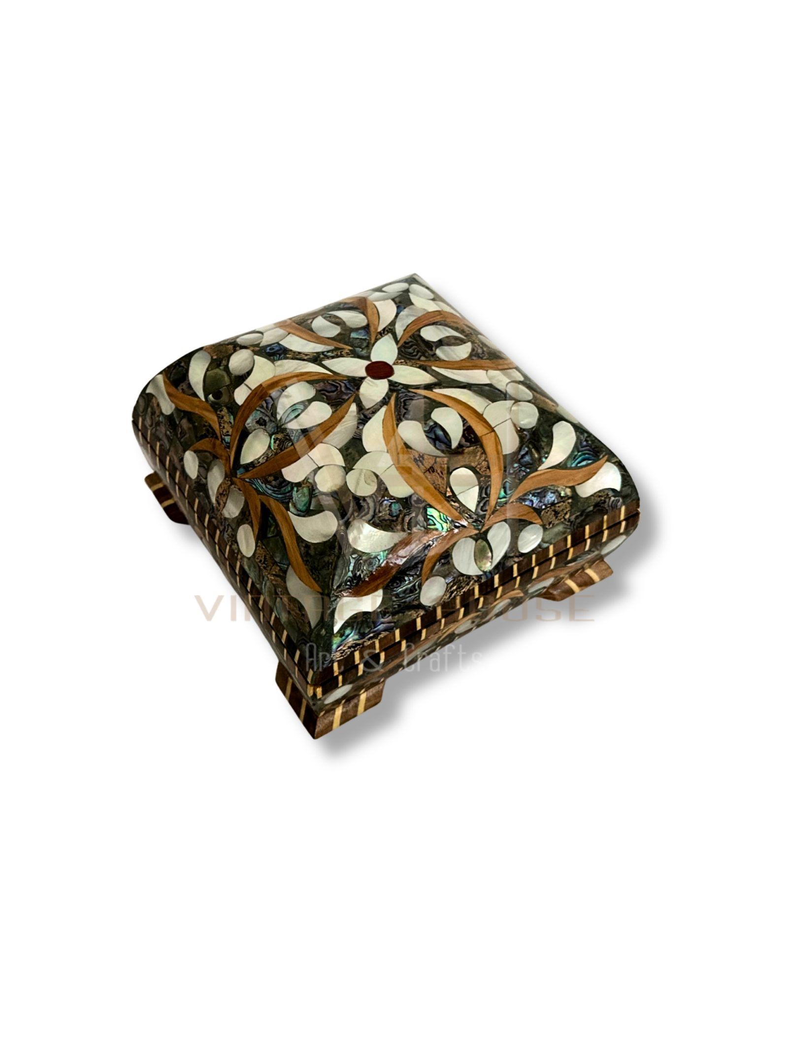 Luxury Heirloom Mother-of-Pearl Jewellery Box (small size) - Image 2