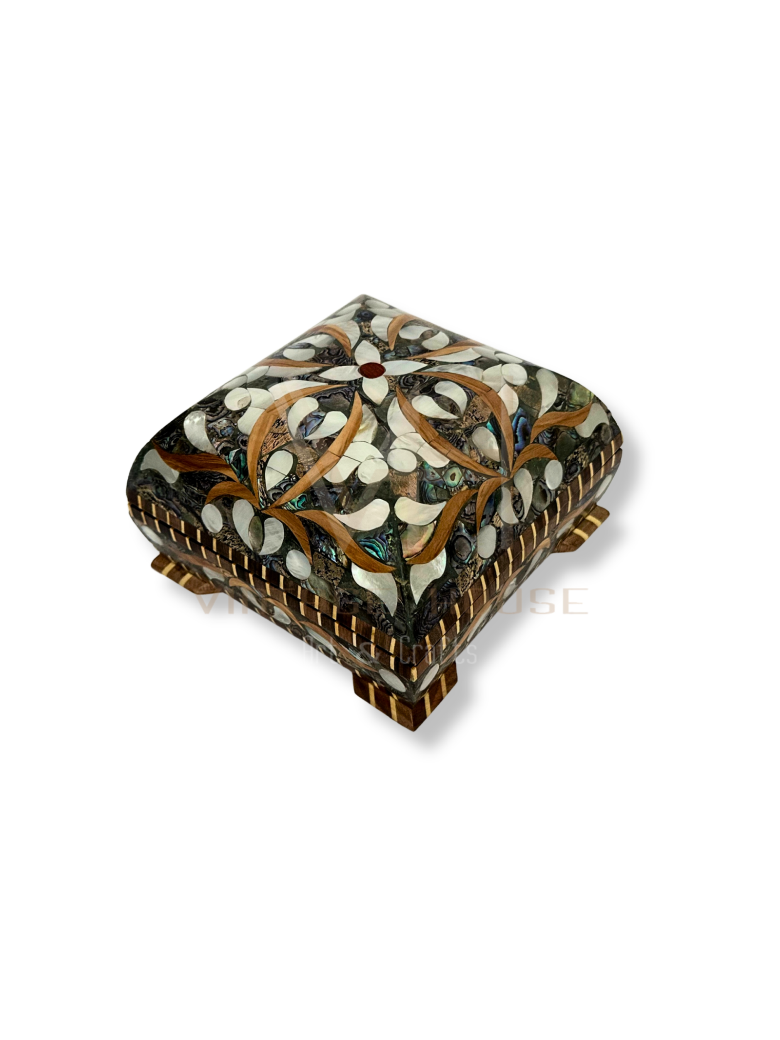 Luxury Heirloom Mother-of-Pearl Jewellery Box (small size) - Image 5