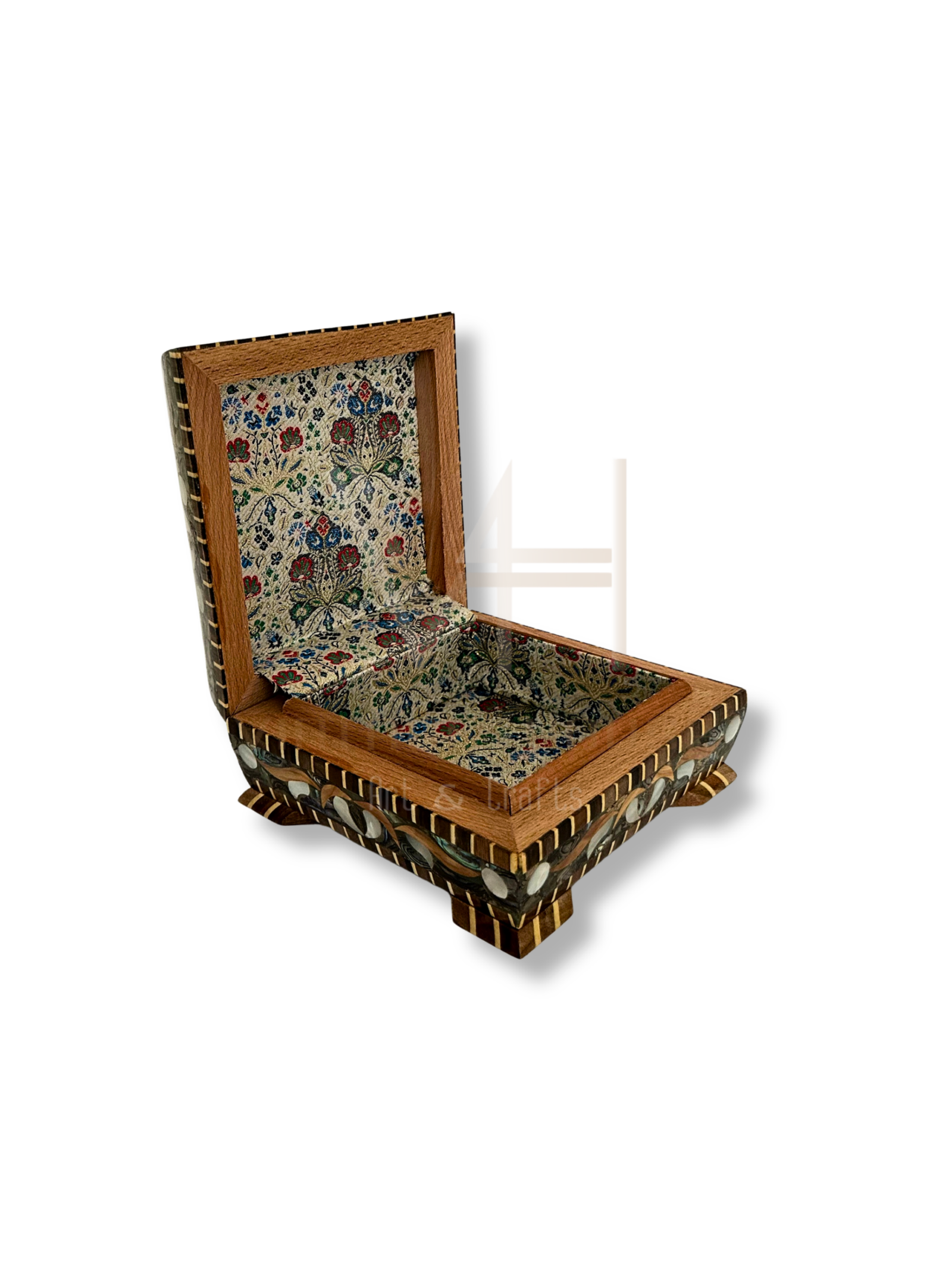 Luxury Heirloom Mother-of-Pearl Jewellery Box (small size) - Image 4