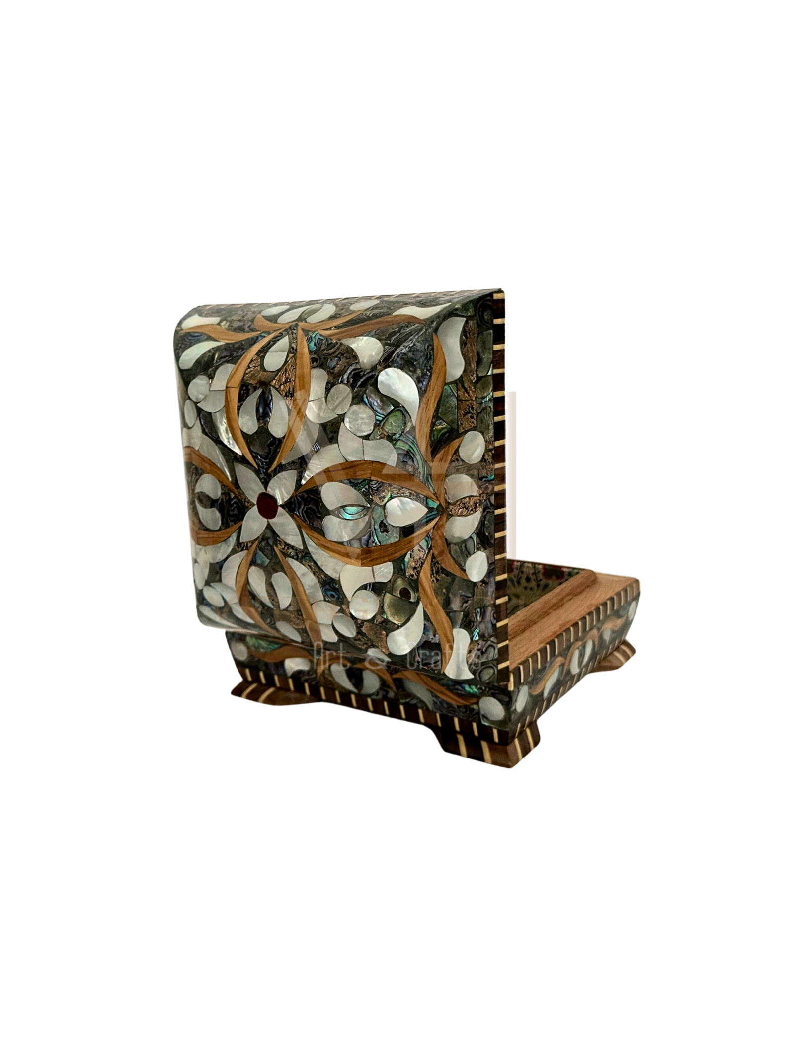 Luxury Heirloom Mother-of-Pearl Jewellery Box (small size) - Image 3