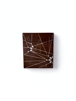 Luxury Handmade walnut incense burner with mother of pearl