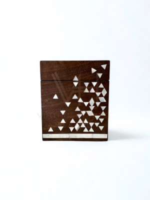 Luxury Handmade Walnut & Mother of Pearl Incense Burner (Mabkhara)